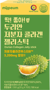 Низкомолекулярный коллаген с дурианом, желе-стик