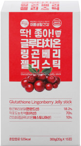 Глутатион с брусникой, желе-стик
